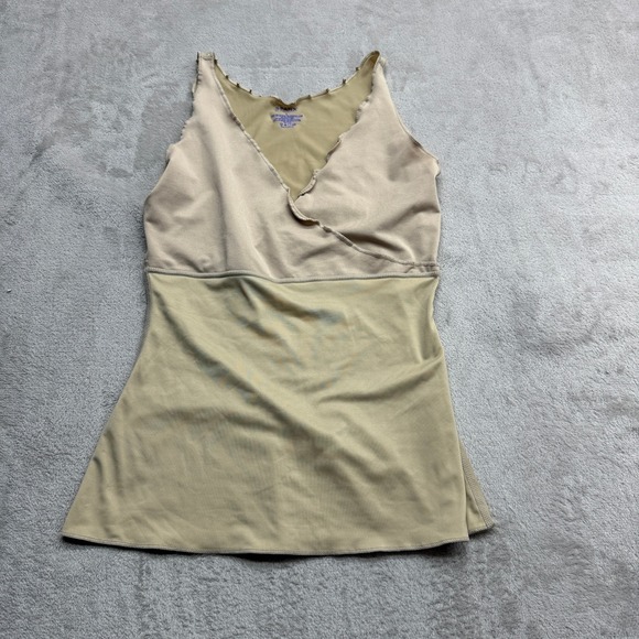 SPANX Other - Spanx Camisole Womens Large Beige Surplice V-Neck Scalloped Trim Shapewear Tank